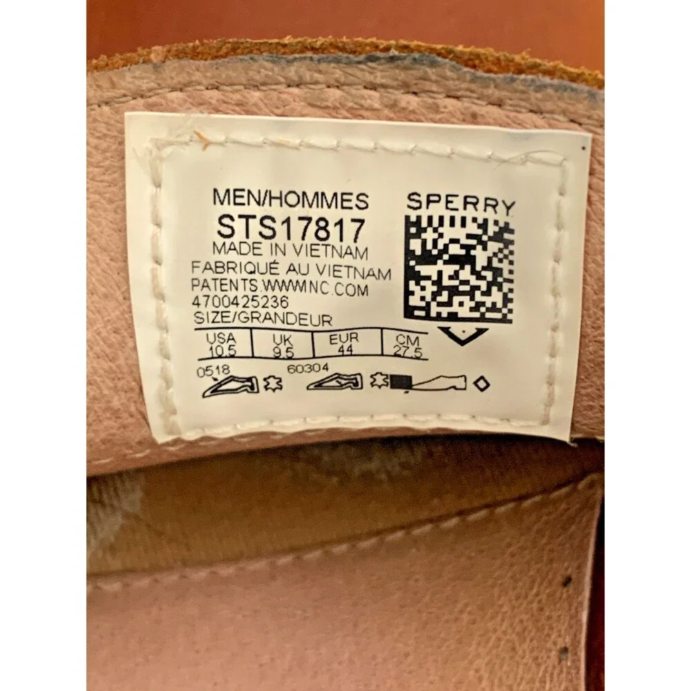 Sperry Top-Sider Essex Penny Loafer Premium Tan Leather Mens Size 10.5 STS 17817
